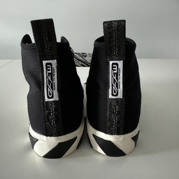 Off-White High-Top Vulcanised Sneakers, Size 44/ US 11 - Picture 15 of 17